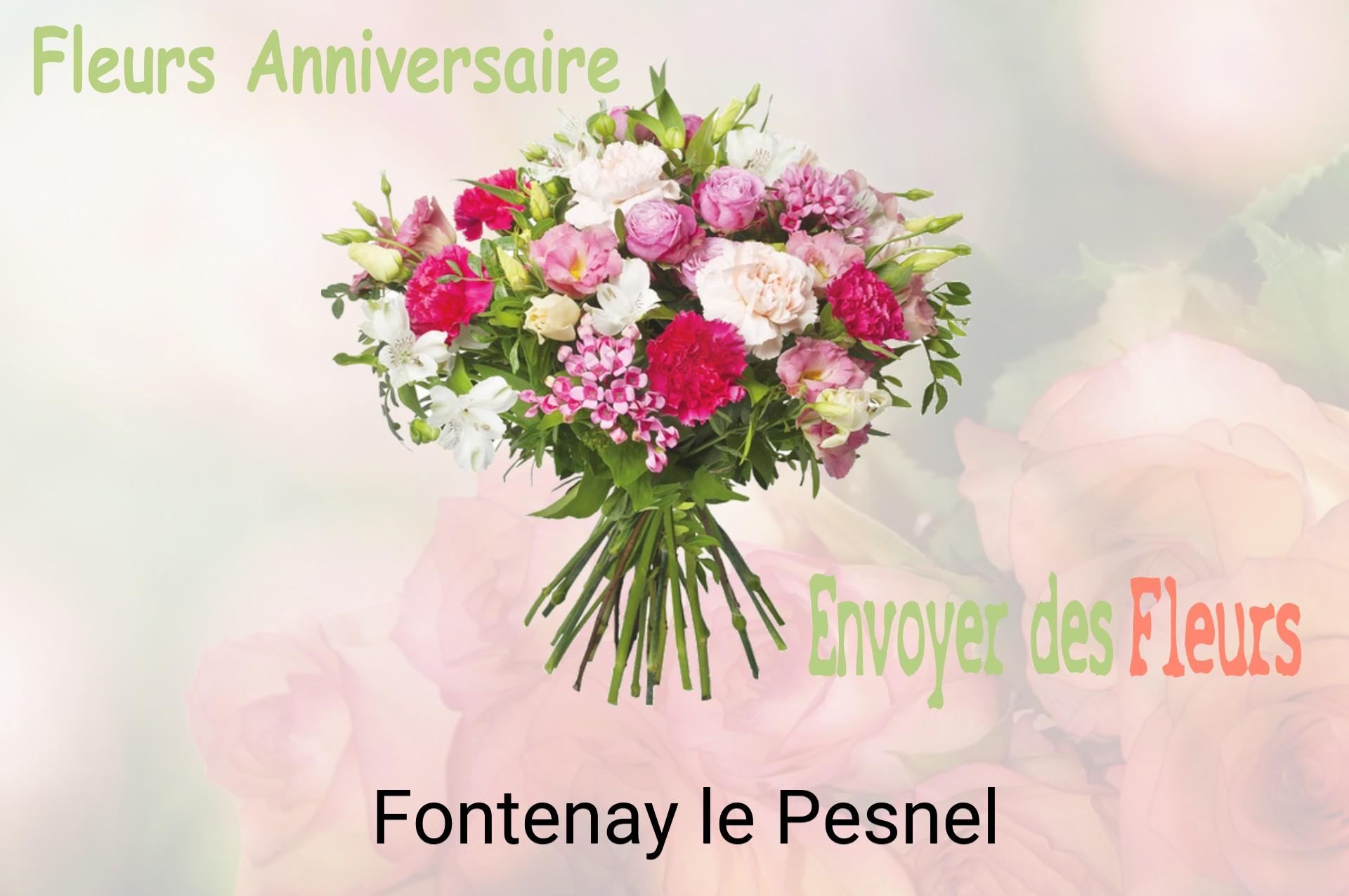 Bouquet de fleurs d’anniversaire livré à Fontenay-le-Pesnel