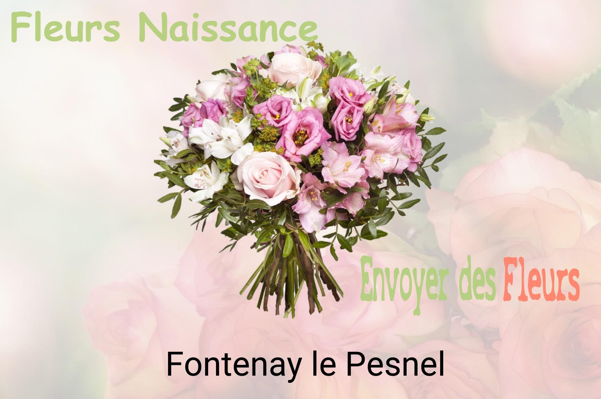 Bouquet de fleurs de naissance livré à Fontenay-le-Pesnel